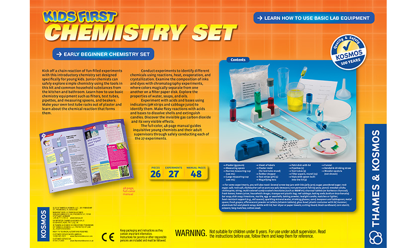 Science Kits Kids First Chemistry Set